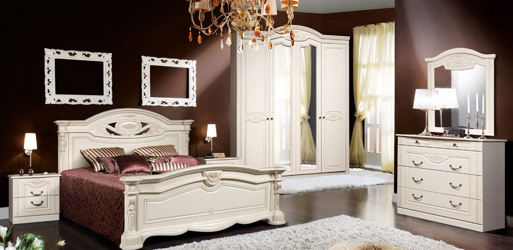 Спальня из Белорусии Соренто светлая